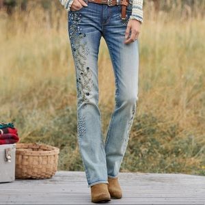 Driftwood Kelly Blueberry Blossom Jeans
